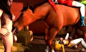 Crazy animated shemales porn movie, bestiality gangbang, horse blowing ladyboy penis, ladyboy fuck horse booty and massive cock